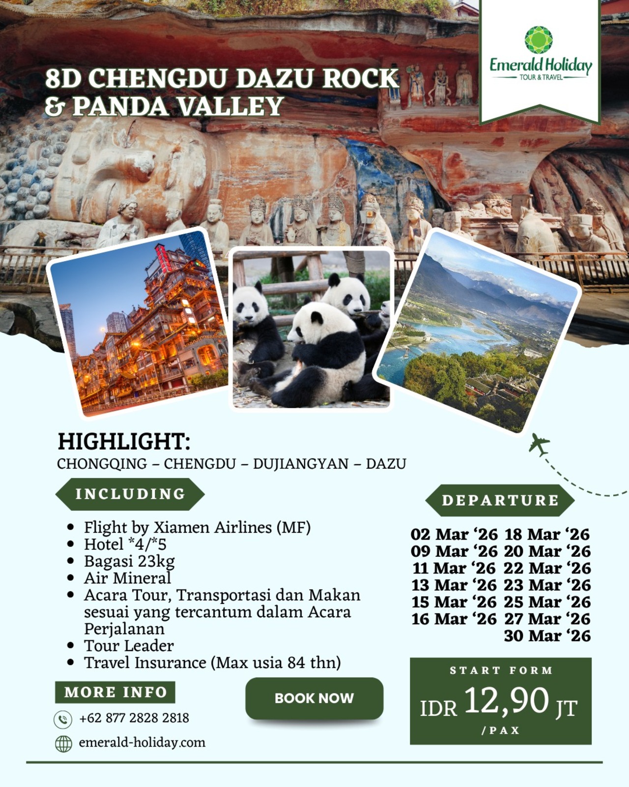 CHENGDU DAZU ROCK & PANDA VALLEY